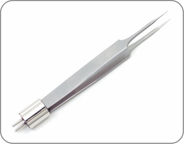 Jeweller Forceps Number 5 12.5cm 0.5mm Sand Blast